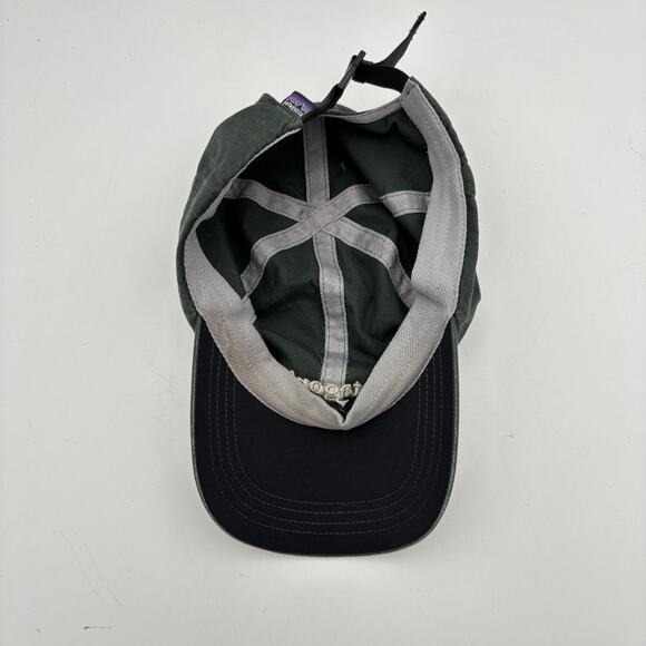 Rare Patagonia Organic Cotton Spellout Baseball Cap Hat Medium 28863 - Picture 7 of 11